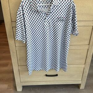 Barstool XXL Geometric Pattern Polo Shirt